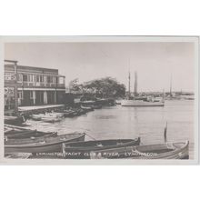 Royal Lymington Yacht Club & River Lymington Hampshire Postcard (QHAM203)
