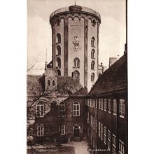 Postcard Round Tower, Copenhagen, Denmark. Unposted