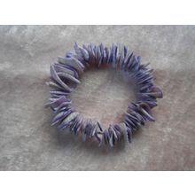 Lilac Stretchy Shell Bracelet