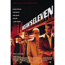 Ocean's Eleven Poster Canvas Movie Film Print A0 A1 A2 A3 A4 A5 A6 Art Wall Deco