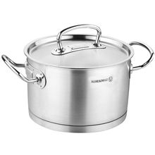 Korkmaz Proline Professional Series 2 Liter Stainless Steel Casserole with Li...