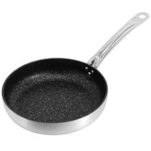 Korkmaz Gastro 9.5 Inch Proline Professional Series Tava and Frypan in Brushe...