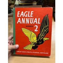 1952 "EAGLE ANNUAL NUMBER 2" DAN DARE ILLUSTRATED HARDBACK BOOK (P5)