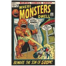 WHERE MONSTERS DWELL # 16 HI GRADE