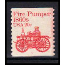 1908 20c Fire Pumper Fine MNH Dry Gum CNS 1 PA5707