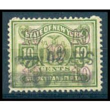 Used Revenue 10c N .Y. Stock Transfer Fine Just Clears WA2849