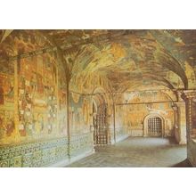 Yaroslavl The Gallery In The Church Of St Elijah Prophet Russian Postcard