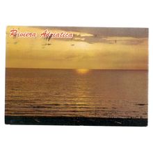 RIVIERA ADRIATICA, RICCIONE, ITALY used vintage postcard c. 1982 /