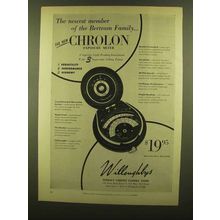 1953 Bertram Chrolon Exposure Meter Ad!