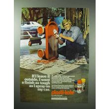 1978 Plasti-Kote Paint Ad - Finish As Tough As My Car