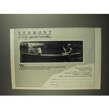 1984 Vermont Tourism Ad - Very Special World