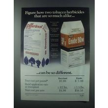 1985 Stauffer Devrinol Ad - Two Tobacco Herbicides