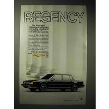 1986 Oldsmobile Regency Ninety-Eight Car Ad - Luxurious