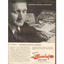 BOVAIRD SUPPLY COMPANY 1962 Clay Underwood Sales Manager vintage ad