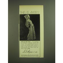 1974 L.S. Ayres & Co. Hooded Caftan Advertisement - Stripe up the sand