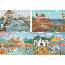 Ibiza Naif Sta Eulalia Puerto Es Cubells Ingeborg Gauger 4x Postcard s