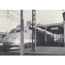 Port De Piles Station France Limited 1000 TGV Railway Postcard