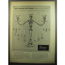 1953 Gorham Bristol Candelabra Advertisement - New design for giving