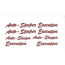 6 Auto-Sleeper Executive set in script Camper motorhome graphics stickers decals