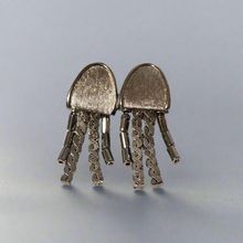 Silver Tone Fringe Earrings