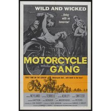 Motorcycle Gang 02 Poster Canvas Movie Film Print A0 A1 A2 A3 A4 A5 A6 Art Wall