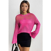 Rose Seeing Stars Oversized Sweater