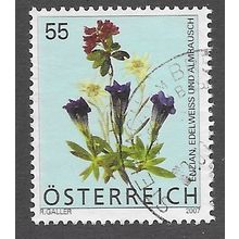 AUT 2007 55c 'FLORA DEFINITIVES ' FINE USED (EBID73-268)