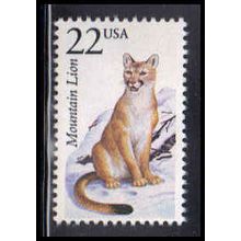 2292 22c Mountain Lion Fine MNH MA2825