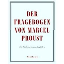 Der Fragebogen Von Marcel Proust. Ein Notizbuch Zum Ausfullen
