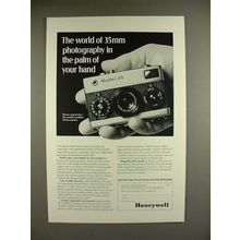 1969 Rollei 35 Camera Ad - In The Palm of Your Hand