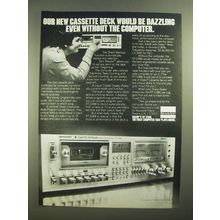 1979 Sharp RT-3388 Cassette Deck Ad - Would Be Dazzling
