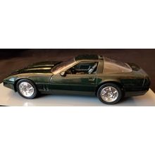 Vintage AMT Ertl 1990 Chevy Corvette ZR1 POLO GREEN Promo Dealer Model 6934 MIB