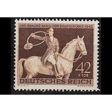GERMANY REICH [1943] MiNr 0854 ( **/mnh ) Pferde