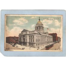 IN Fort Wayne Postcard Allen County Court House state_box3~18