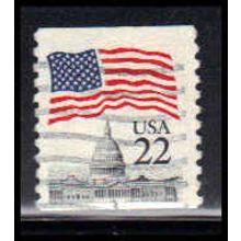 Used 2115av 22c U.S. Flag Fine CNS 4 PA5789