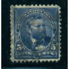 Used 281 5c Ulysses S. Grant Fine M05101