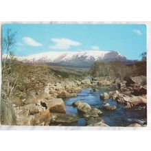 1976 postcard Ben Wyvis from Strath Garve