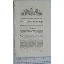 1854 Act of Parliament: payment of salaries Sheriff & Clerk of Chancery Scotland