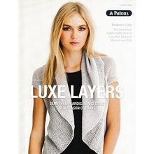 Knitting Pattern Patons Embrace Tunic & Cardigan Luxe Layers Merino/Silk