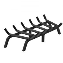 Fireplace Log Grate, 27 inch Heavy Duty Fireplace Grate with 6 Support Legs,...