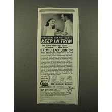 1947 Oster Stim-U-Lax Junior Massage Instrument Ad