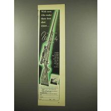 1957 Weatherby Magnum Rifle Ad - Make Shot Count