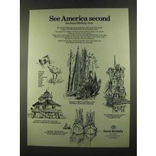 1972 Rand McNally Ad - See America Second