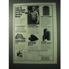 1978 Eddie Bauer Ad - Sportsman Cap, Hunting Vest +