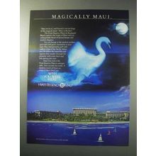 1985 Hyatt Regency Maui Ad - Magically Maui