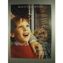 1985 Hyatt Hotels Ad - Magically Hyatt