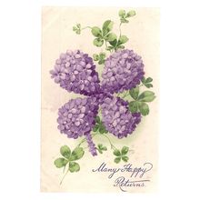 MANY HAPPY RETURNS, BIRTHDAY .. unused vintage postcard Wildt & Kray =
