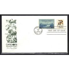 FDC Artmater 1757f 13c Chipmunk 961 3c U.S-Canada (No Cachet-U/A) Box0688