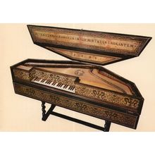 Andre Ruckers Old Harpsichord Bruges Belgium Postcard