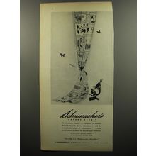 1953 Schumacher Nature Study Fabric Advertisement